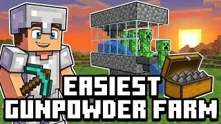 🎯 THE EASIEST Creeper Farm in Minecraft 1.21 - No Redstone, No Stress!