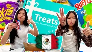 Unboxing TRY TREATS Snack Box | Taste of MEXICO #TryTreats #TranTwins
