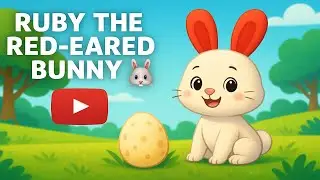 Cute Bunny Story for Kids  Ruby the Red Eared Rabbit’s Forest Adventure (Cocomelon & Pinkfong Style)