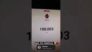 @zikkamalli 100k #short