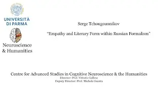 Serge Tchougounnikov - Empathy and Literary Form within Russian Formalism