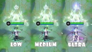 Estes Blacklist International Skin in Different Graphics Settings MLBB Comparison