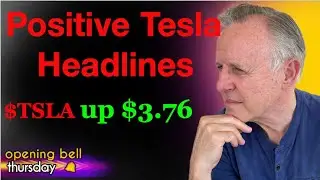 Акции Tesla движутся к ATH; Дженсен любит Илона; Признание Мэри Барра; Шокирующий отчёт о занятости