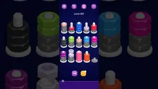 Nut Sort Level 287 Walkthrough | Nuts &mdash; Color Sort 287 solution