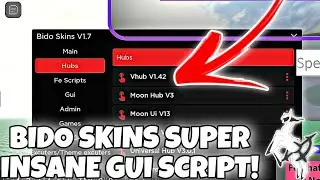 BIDO SKINS SUPER INSANE GUI SCRIPT! | ARCEUS X • DELTA • FLUXUS • HYDROGEN!