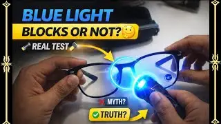 4Flaunt Blue Light Blocking Anti Glare Glass | Testing - blue light glasses
