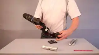 Elpress crimping of Al through connector AS240 with crimp tool PVL1300DUAL