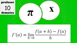 Derivada de una función en un punto Por la definición ejercicio 01a