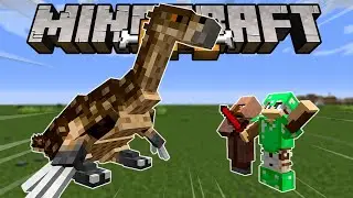 CAPTUREI O DINO MAIS TEIMOSO DO MUNDO E FIZ MEU SET DE BATALHA!!! - Minecraft UFC #06 [Primal]