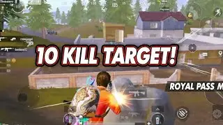 Mission Impossible? 🎯 10 Kills Target achieved! Watch till the end to see the action. 🔥