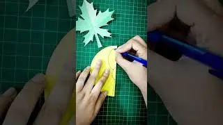Winter Leaves Craft #shorts #viral #easy