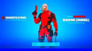Fortnite Deadpool Week 9 Free Rewards (SNORKLE DEADPOOL SKIN)