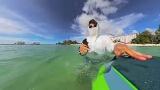 Foil Drive Run in Sunny day, SAIPAN