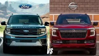 Ford Expedition 2025 против Nissan Armada | Разборки полноразмерных внедорожников!