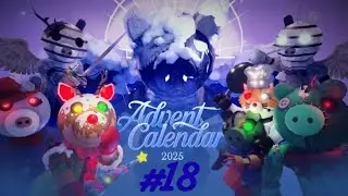 Roblox Piggy: The Silver Winter Holly Jolly Advent Calendar (Day XVIII: Knight Twins Dolls Skin)