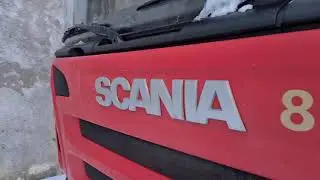 Old Scania P270 Cold start -20