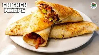 Chicken Wraps Easy & Quick Recipe | Chicken & Potatoes Fries Wraps By Maeva Foods.