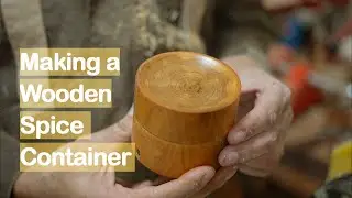 How to Make a Wooden Spice Container