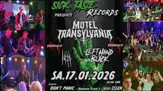 Sick Taste Record Presents - Motel Transylvania, Left Hand Black & The 1428 - Essen, Germany 