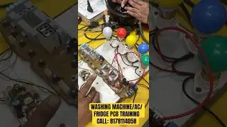 Washing Machine Pcb Repairing Course | Pressure sensor Testing with pcb board | Washing machine