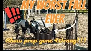 My WORST FALL OFF TOMMY EVER!!!!!!! Show Prep Gone WRONG!!