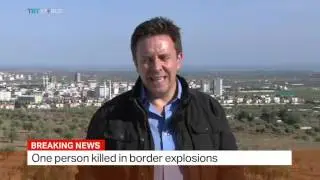 Six explosions near Turkey-Syria border, Francis Collings reports
