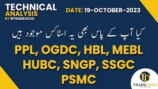 PPL, OGDC, HBL, MEBL, HUBC, SNGP, SSGC, PSMC - Learn Price Action Technical Analysis by @TradeDojo
