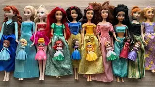 Disney Princess Doll Makeover ~ DIY Miniature Ideas for Barbie   Wig, Dress, Faceup, and More! D