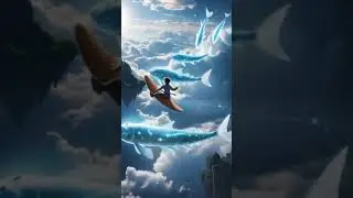 Sky Fish  #reels #youtubeshorts #aireels #animationreels #animation #art #facts #aianimation #ai