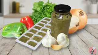 Sofrito cubano. /Y Como conservarlo para que te dure tiempo.