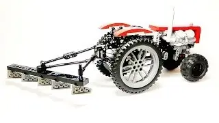 Lego Technic Tractor with Plow