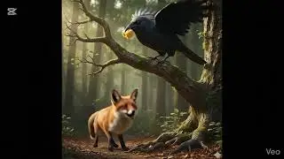 The Clever Fox and the Crow 🦊🐦 | Greed & Flattery Moral Story