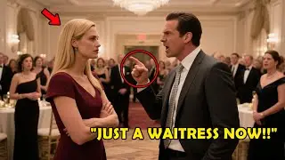 My Brother Mocked Me As A Waitress. Until I Whispered 2 Words That Stopped the Gala