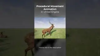Unreal Engine 5 - Procedural Movement Animation System for 4 Legged Characters