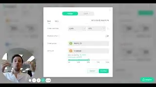 Crypto Margin Trading - WhaleFin Web Platform - Order Form and Settings