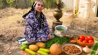 Village Life in Iran: Making Ash-e-Gojeh in Nature