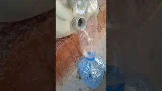Simple Water Pouring Hack! 🫧 No Funnel Needed! #diy #shorts #lifehack