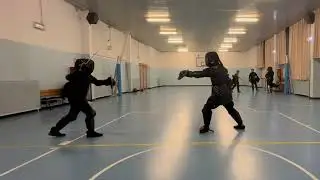 (Spada e brocchiero)Francesco Vs DVD sparring 07/01/26