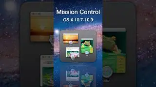 macOS Mission Control Icon Evolution #shorts
