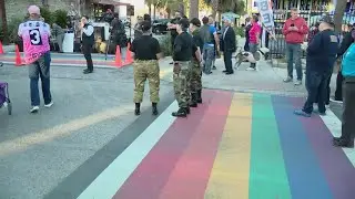 People gather for first Pride Culture Heritage District 'History Here' marker installation