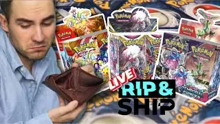 🔴LIVE - Pokemon team rockets revenge $137 Rip n ship!