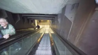 Netherlands, Den Haag, SPUI, tram station, 7X escalator