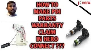How to make PDI parts warranty claim in hero connect ??warrantyclaim#dmswarrantyclaim.