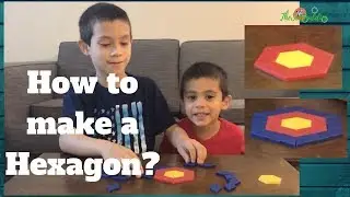 How to Make a Hexagon | TheSciBuddies #geometryforkids #howtomakeahexagon