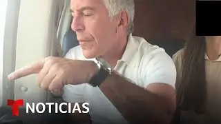 Revelan fotos del caso Epstein que muestran partes de cuerpos con mensajes | Noticias Telemundo