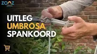 Umbrosa spankoord voor opspannen schaduwdoek