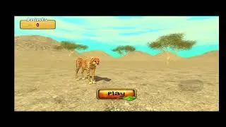 wild cheetah 🐆sim 3d game 🎮#viral #cheetah #tranding#gameplay #wildgames