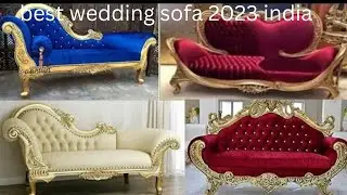 Wedding Sofa Design | Raja Rani Sofa Set at Factory Price | Jaimala Sofa Manufacture | Golden Decor