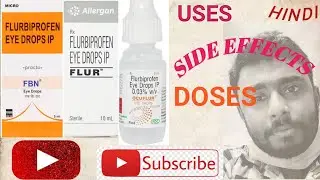 flurbiprofen eye drops in hindi | use side effect strength of flurbiprofen in hindi | flur, FBN