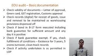 Session 12 - EOU SEZ Audits Program by CA Mahadev R